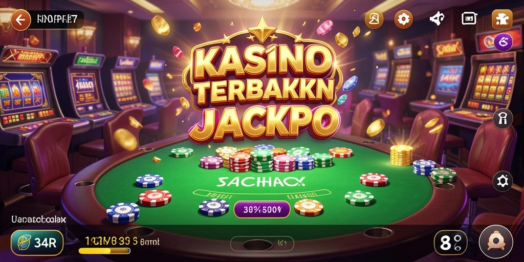 Tampilan menarik dari gameplay Kasino di 34R