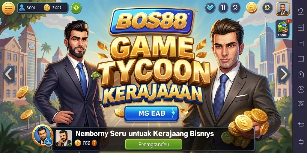 Gameplay menarik dari BOS88 yang menampilkan pembangunan kerajaan bisnis.