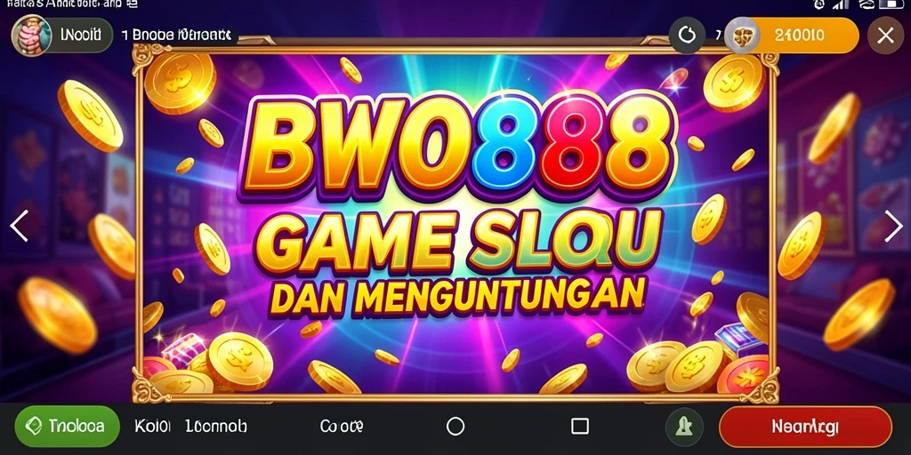 Tampilan gameplay BWO888 yang menarik dan penuh warna.