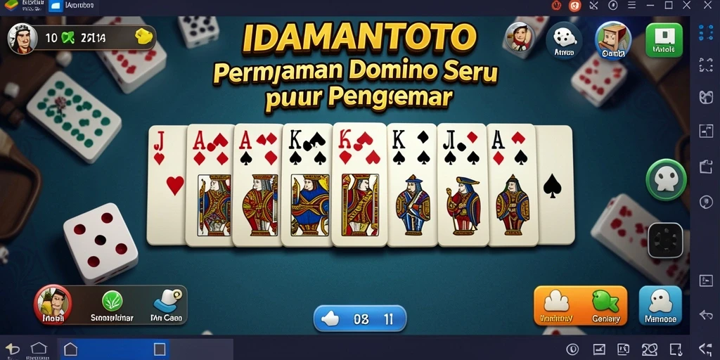 Gameplay seru IDAMANTOTO dengan pemain yang antusias.