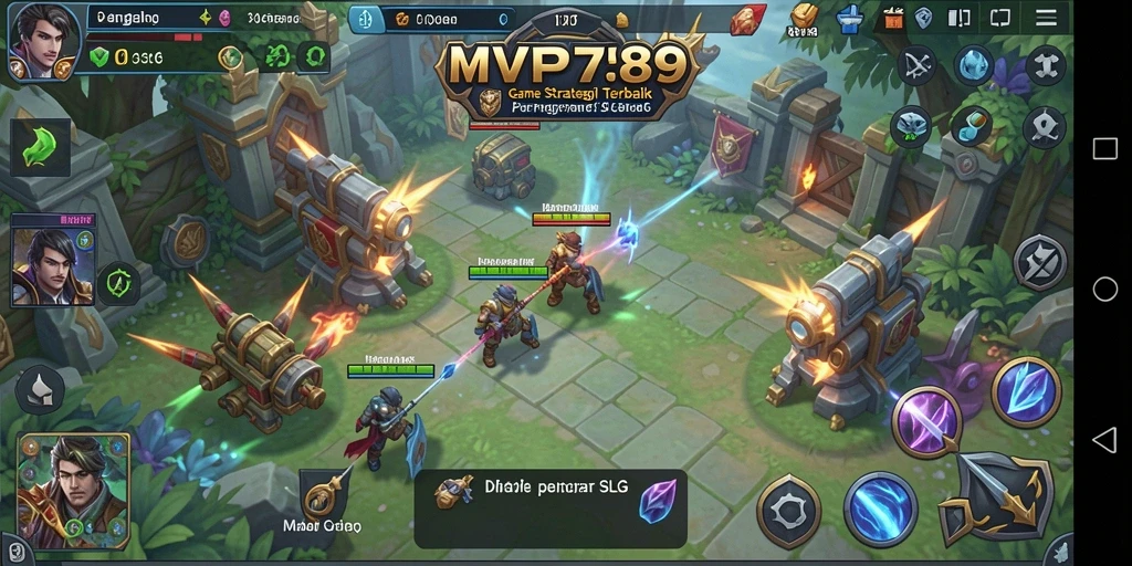 Tampilan utama gameplay MVP789 dengan pertempuran strategis yang mendebarkan.