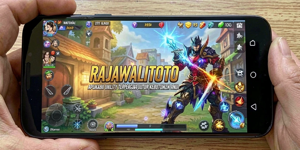 Tampilan antarmuka aplikasi RAJAWALITOTO yang intuitif dan menarik.