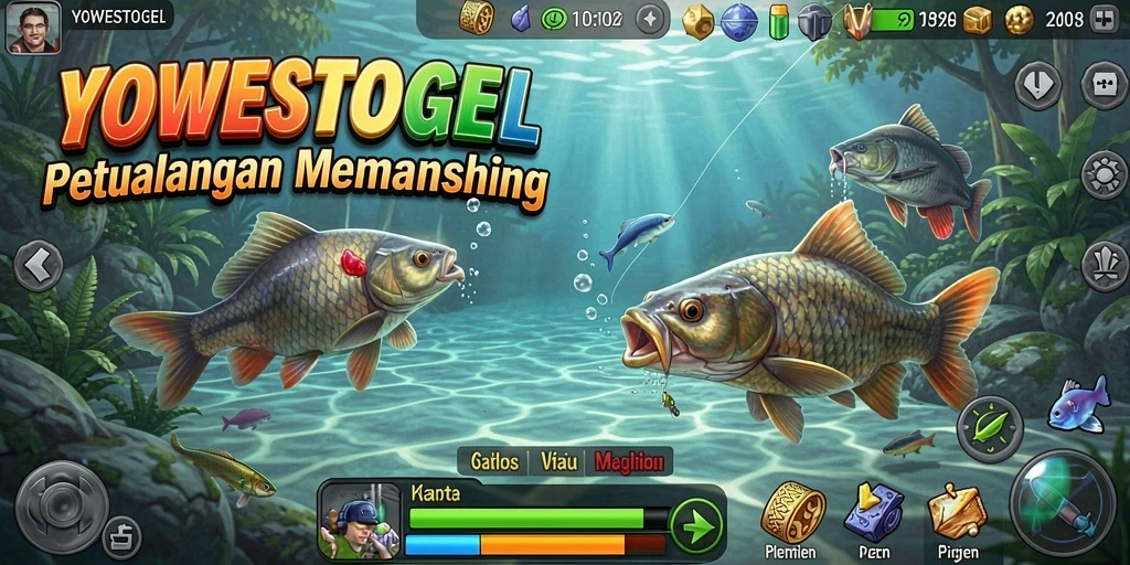Tangkapan ikan yang menakjubkan di gameplay YOWESTOGEL.